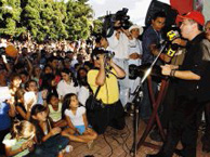 Recibimiento en San Rafael de Heredia